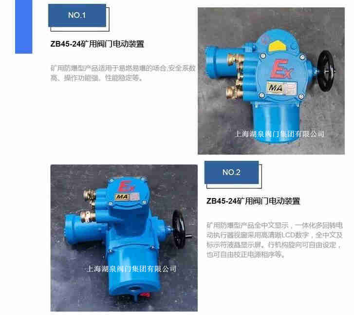 防爆型閥門電動裝置說明書，技術條件